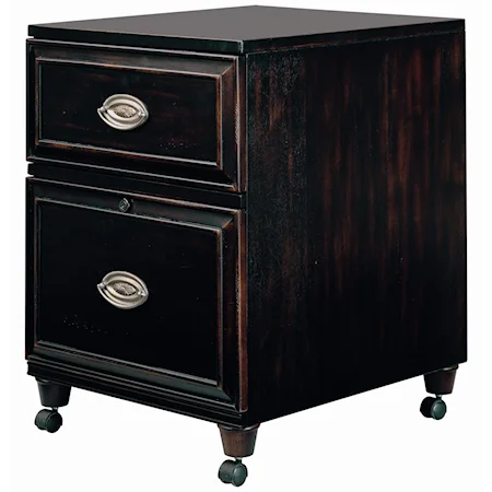 Two-Drawer Rolling File Cabinet